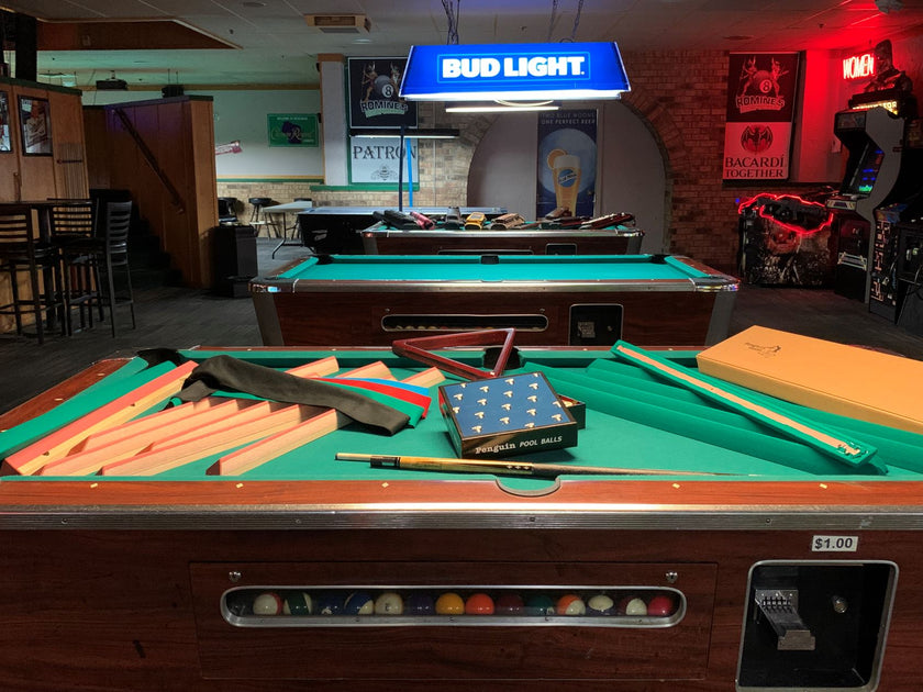 Maintain Your Valley Pool Table – Penguin Amusement Inc