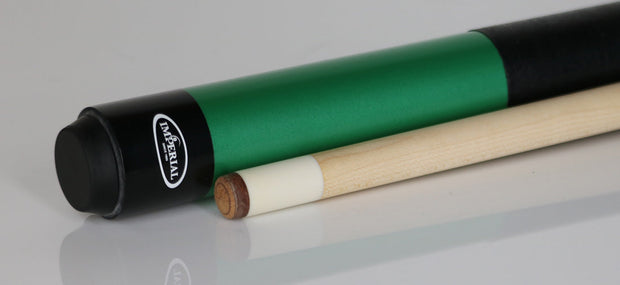 Imperial Premier Green Pool Cue with Linen Wrap Case of 24ct.