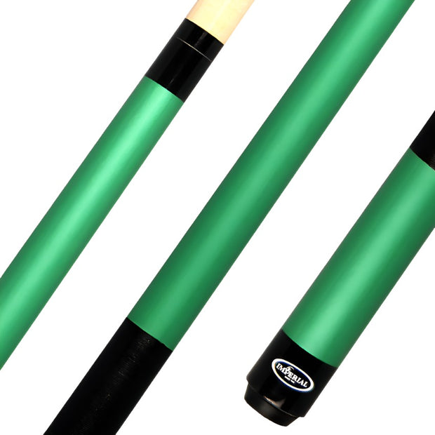 Imperial Premier Green Pool Cue with Linen Wrap Case of 24ct.